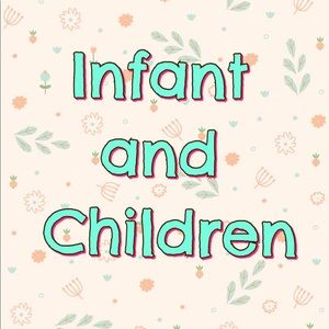 Kid’s section newborn and up